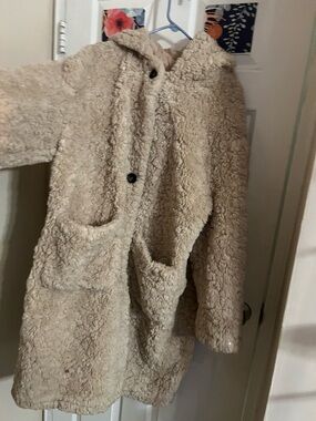 Urban Outfitters Cream Sherpa Jacket